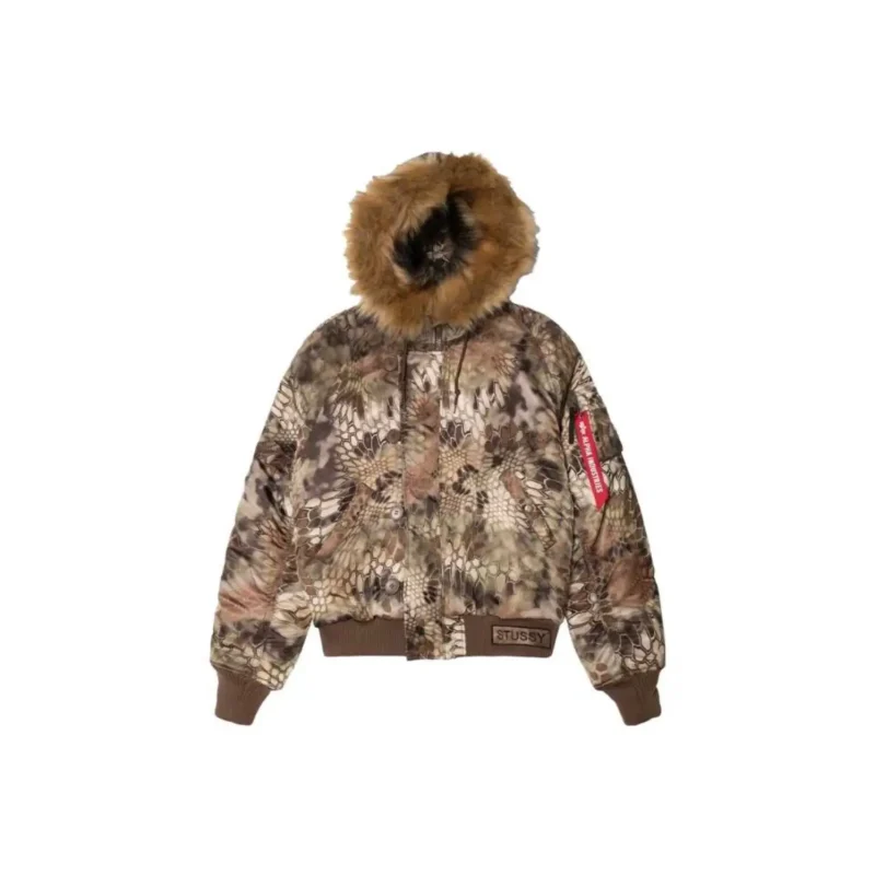 Бомбер Stussy x Alpha Industries